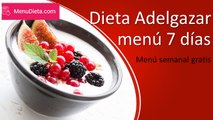 Dietas para Adelgazar 5 kilos (menú dieta)