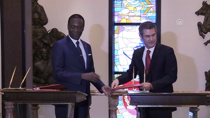 Canikli, Kamerun Cumhuriyeti Savunma Bakanı Joseph Beti Assomo imza töreni - ANKARA