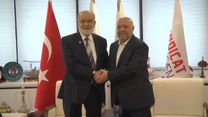 Karamollaoğlu, Hak-İş'i Ziyaret Etti