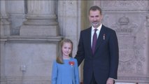 Felipe VI impone el Toisón a la Princesa Leonor en su 50 cumpleaños