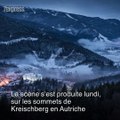 En Autriche, les skieurs restent bloqués pendant des heures sur un télésiège