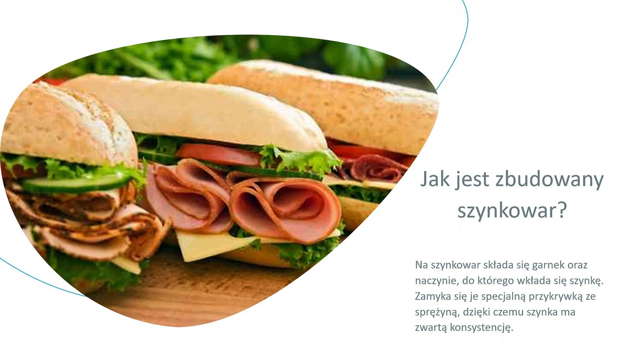 Świeża, pachnąca, zdrowa szynka bez żadnych kon...