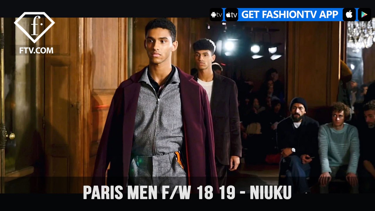 Niuku Paris Men's Fashion Week Fall/Winter 2018 Nineties Sportswear Collection | FashionTV | FTV