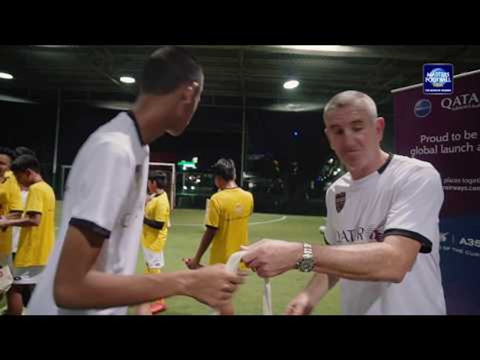 Qatar Airways kids soccer clinic 2017