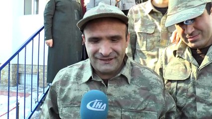 Görme engelliler askerlik başvurusu yaptı