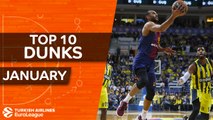 Turkish Airlines EuroLeague, Top 10 Dunks, January
