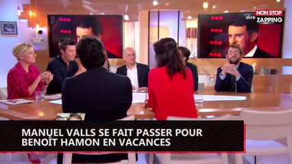 Manuel Valls se fait passer pour Benoît Hamon en vacances (vidéo)
