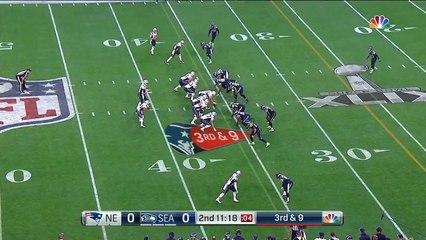 Video herunterladen: New England Patriots quarterback Tom Brady finds wide receiver Julian Edelman for 23-yard gain