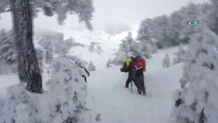 Isparta'nın 2 Bin 998 Rakımlı Dedegöl Dağı'na 'Afrin' Tırmanışı