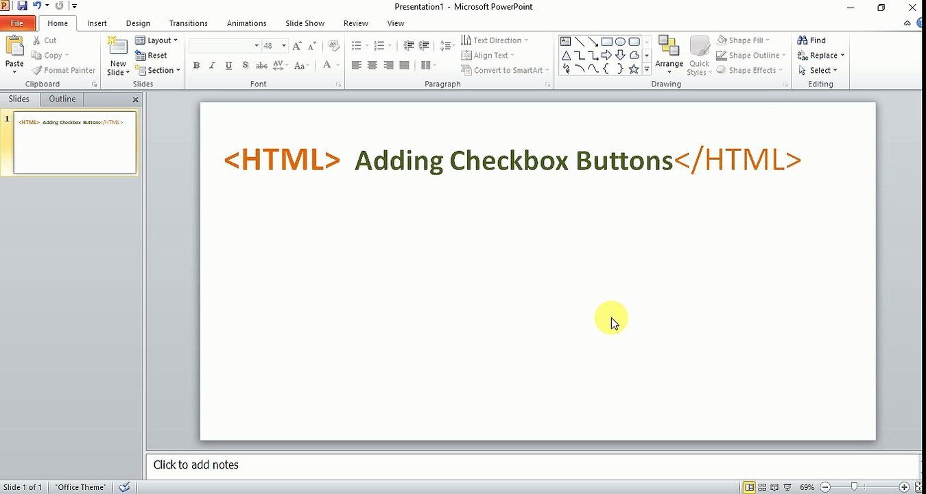 HTML for Beginners Tutorial#15- Adding checkbox