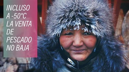 Sobreviviendo al frío del mercado de pescado de Yakutsk