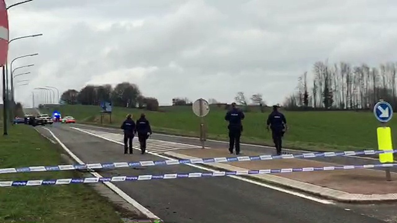 La Meuse-Luxembourg: lieu de l'accident course-poursuite Arlon