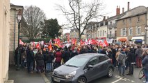 Manifestation des EHPAD devant la préfecture de la Mayenne