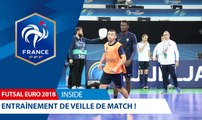 Futsal, Euro 2018 : Entraînement veille de match
