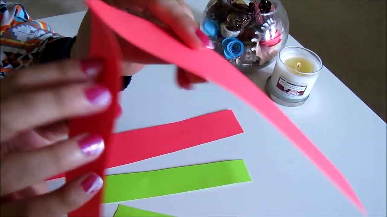 Paper heart decoration