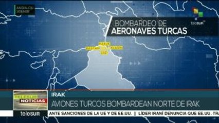 Aviones turcos bombardean el norte de Irak