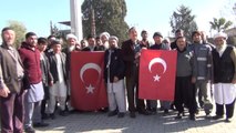 Antakya'da Yaşayan Özbeklerden Zeytin Dalı Harekatına Destek