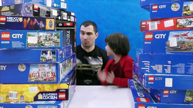 Лего Гусеничный Кран 42042 Как Папа с Камилем строили гараж. Lego Technic Crawler Crane. Кикидо