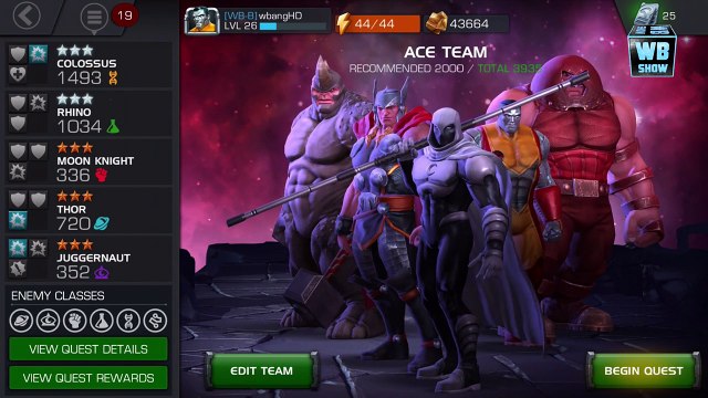 Marvel: Contest of Champions - MOON KNIGHT All Super Move Attacks Review