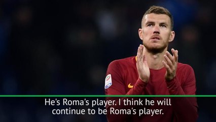 Dzeko will remain a Roma player - Conte