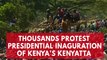 Protests form for Kenyan presidential inauguration of Uhuru Kenyatta