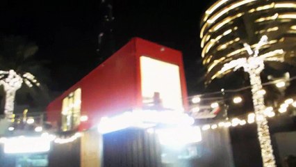 Driving to Souk Al Bahar Car Park (Dubai, UAE)