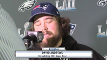 David Andrews Watched Tom Brady's First Super Bowl Win With A Babysitter