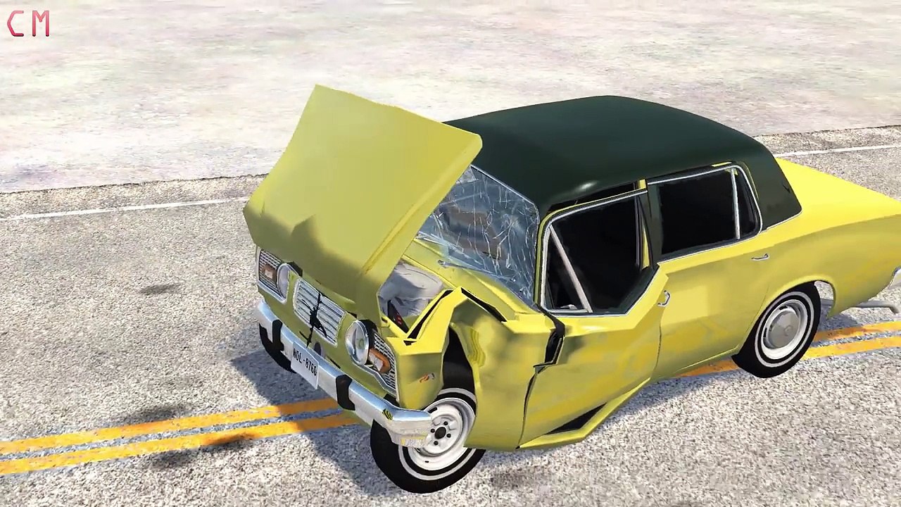 Experiment The strongest in-game car crashes in BeamNG Drive