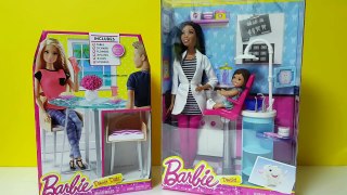 노란이빨과 치과병원 Barbie Dinner Date Table Barbie Dentist To Brush, Clean Teeth 핑크팝TV