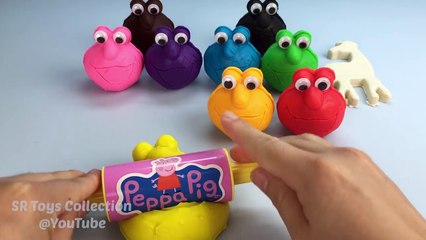 Play Dough Elmo with Animal Molds Fun and Creative for Children