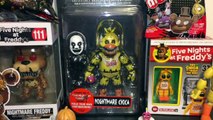 Five Nights at Freddys Nightmare Chica, Freddy Funko Pop, Toy Chica Buildable & Blind Bags Opening