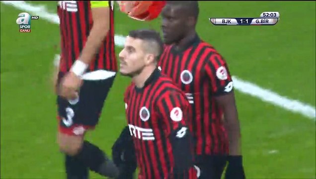 1-1 Deniz Yilmaz Goal Turkey Turkiye Kupasi Quarterfinal - 30.01.2018 Besiktas JK 1-1...