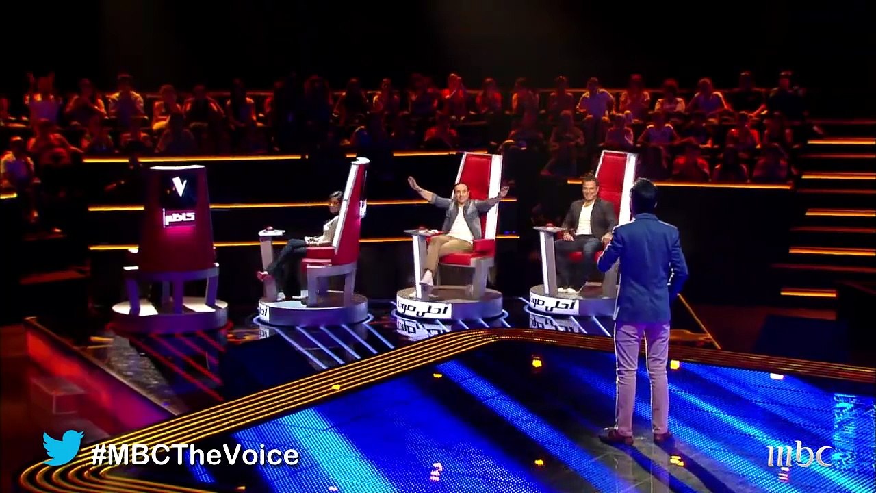 #MBCTheVoice - الموسم الأول - قصي حاتم اشوفك وي...