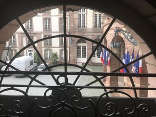 Travaux de toiture à l'Hôtel de ville de Strasbourg