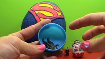 Giant Superman Huge surprise egg unboxing toys Superman huevo sorpresa enorme gigantes