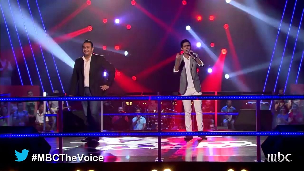 #MBCTheVoice - الموسم الأول - قصي حاتم و ابراهي...