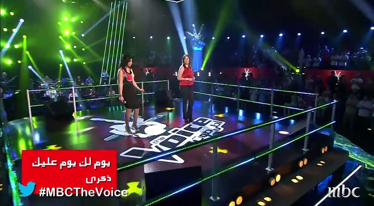 #MBCTheVoice - الموسم الأول - لمياء الزايدي ومر...