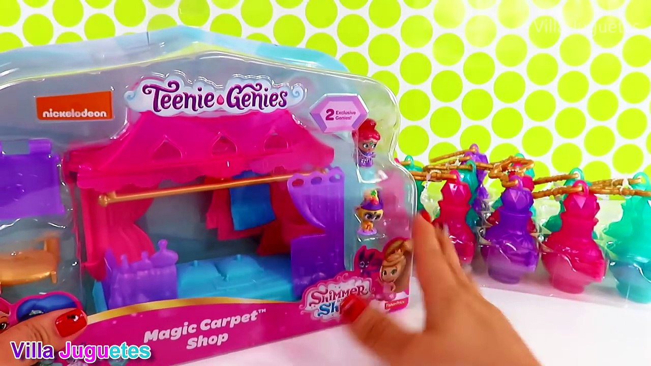 Nuevos Juguetes Shimmer y Shine Tienda de Alfombras Mágicas y Sorpresas Teenie Genies