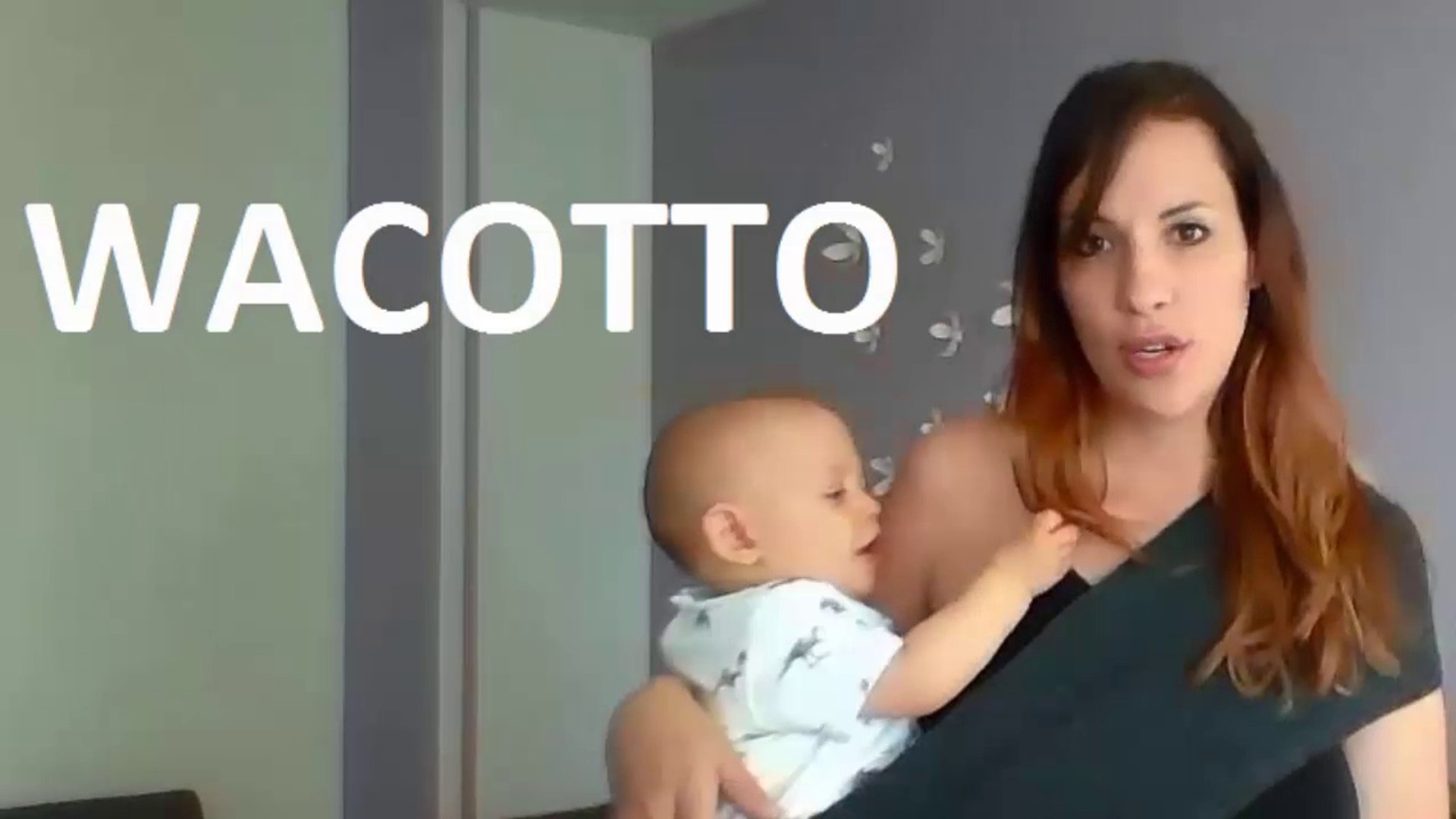 TEST] Comment porter bébé facilement avec le Wacotto (vrai bébé) - Vidéo  Dailymotion