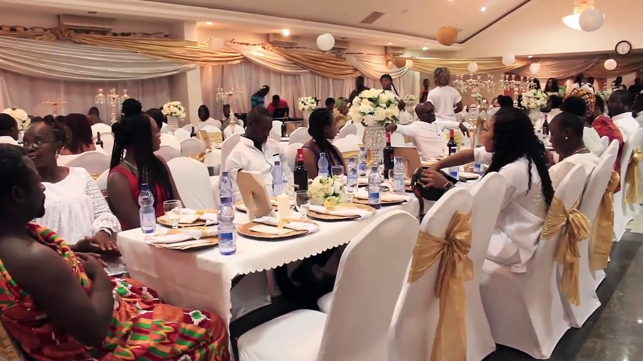 Emelia Brobbey,Yaw Dabo, James Gardiner, at Vivian Jills baby naming ceremony