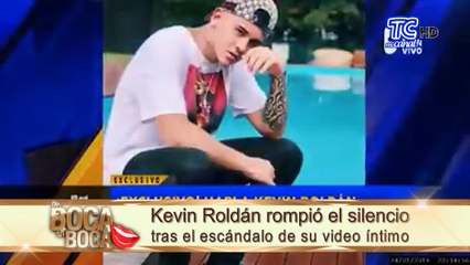 Kevin Roldán rompió el silencio tras el escándalo de su video íntimo