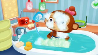 Доктор Панда в ванной Милая кошечка и панда купаются и веселятся Приучение к туалету Мультик детям