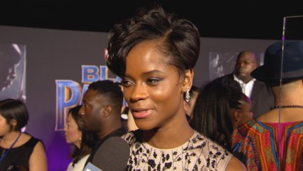 Letitia Wright Reveals "Black Panther" Set Had Rap Battles