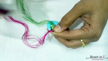 DIY | How to make Designer Silk Thread Earrings at Home | Model for sale at www.beautyinustores.com