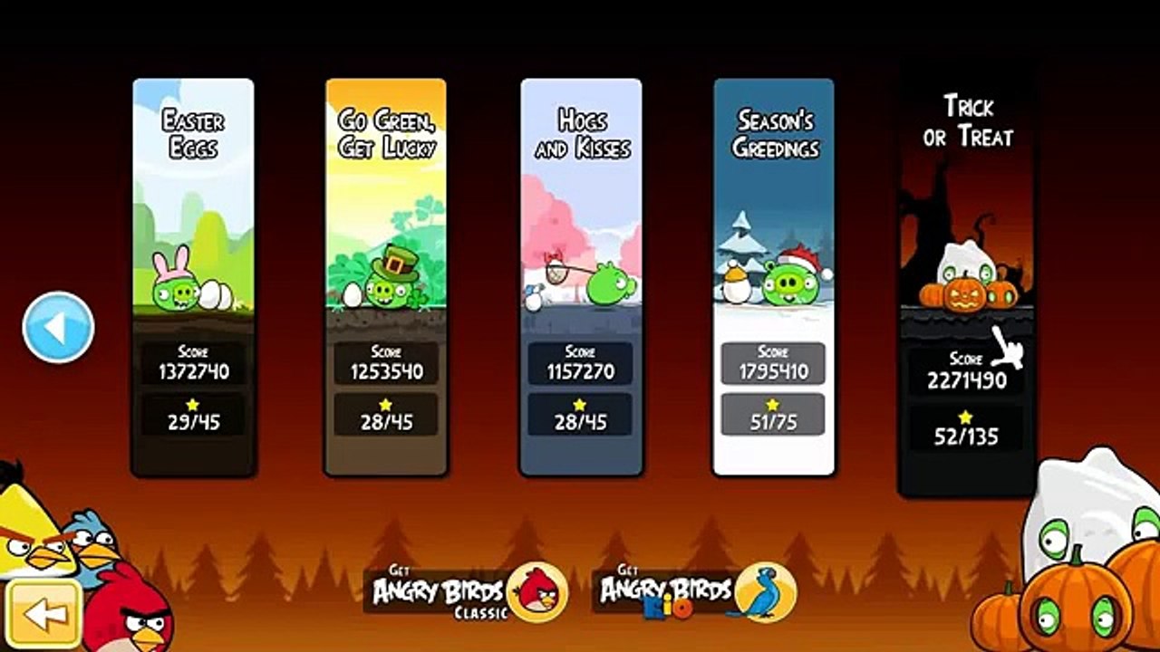 Lets Play Angry Birds Seasons 12 - Pigs to the Limit