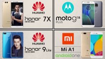 Xiaomi Mi A1 Vs Moto G5s Plus Vs Huawei Honor 7x Vs Honor 9 Lite | Brief Comparison
