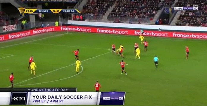 Thomas Meunier Goal HD - Rennes	0-1	Paris SG 30.01.2018