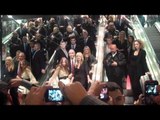 Kate Moss, Sir Philip Green and his daughter, Chloe arrive at the Topshop launch!| Grazia UK