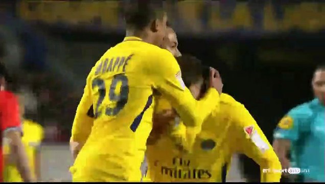 Rennes 0 - 1 Paris SG Thomas Meunier Goal FRANCE- Coupe de la Ligue 30.01.2018 (Full Replay) HD
