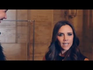 Victoria Beckham talks about her A/W 2012 show -- and baby Harper